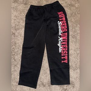 Jansport Black Rutgers University Sweatpants | Size: Mens M